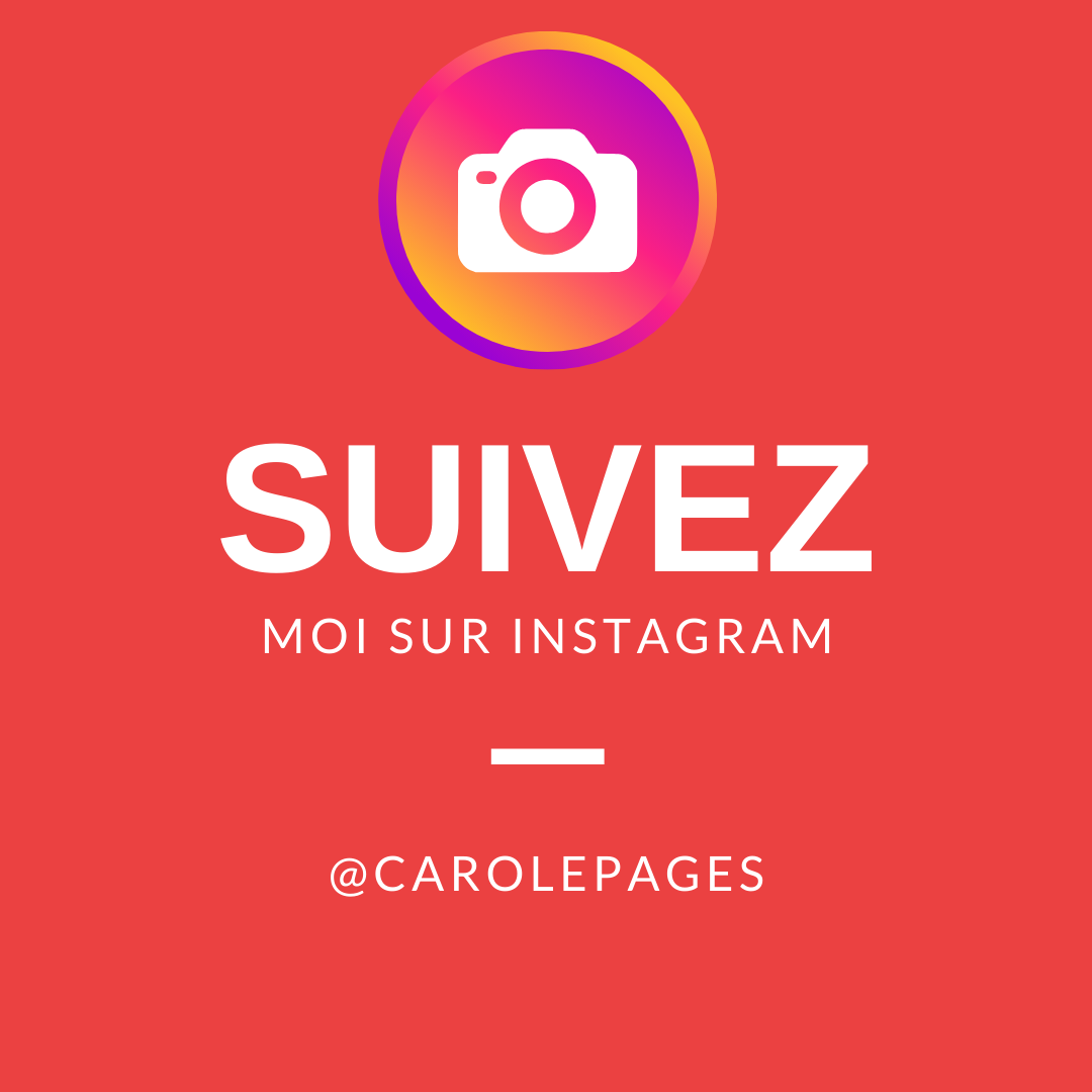 Suivez moi sur Instagram